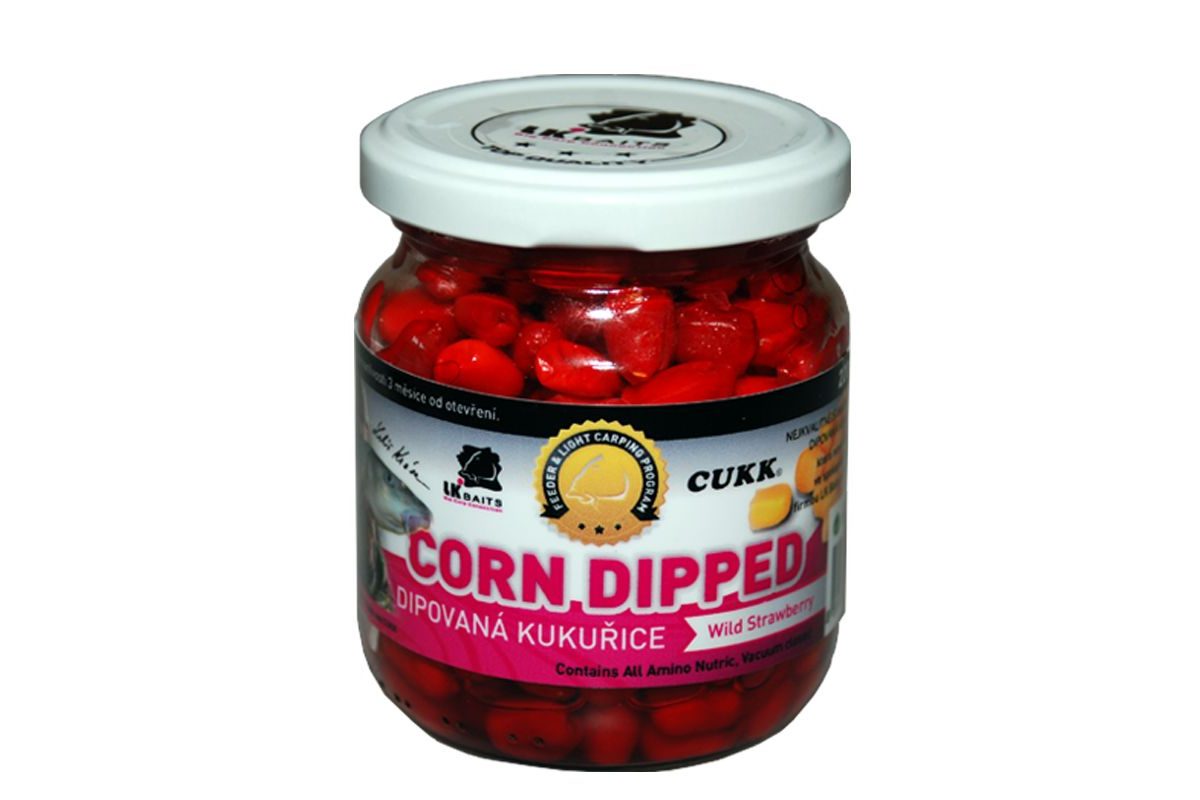 LK Baits Dipovaná kukuřice 220ml