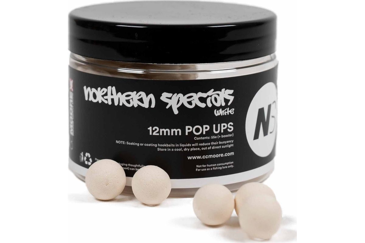 CC Moore Plovoucí boilie NS1 Pop Ups White