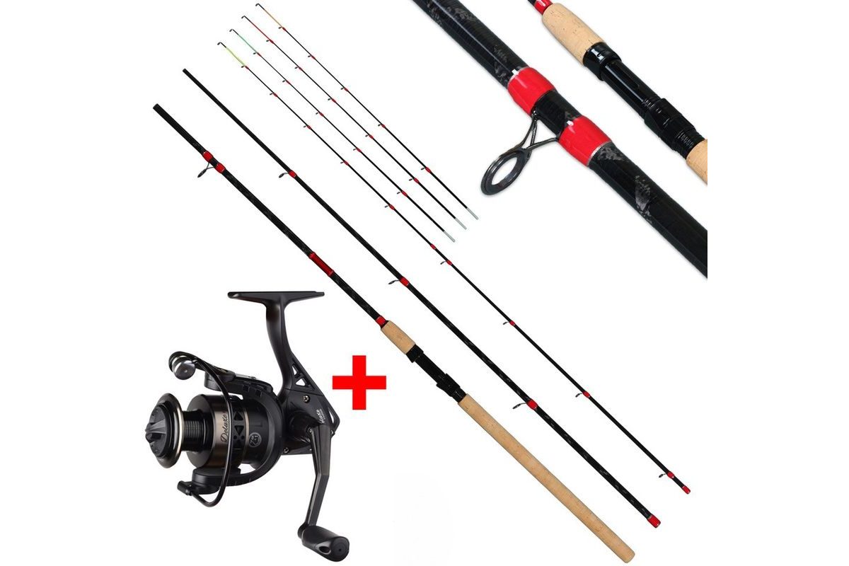 Giants fishing Prut Fluent MK2 Feeder 3,0m 80g + Naviják Deluxe FD 4000