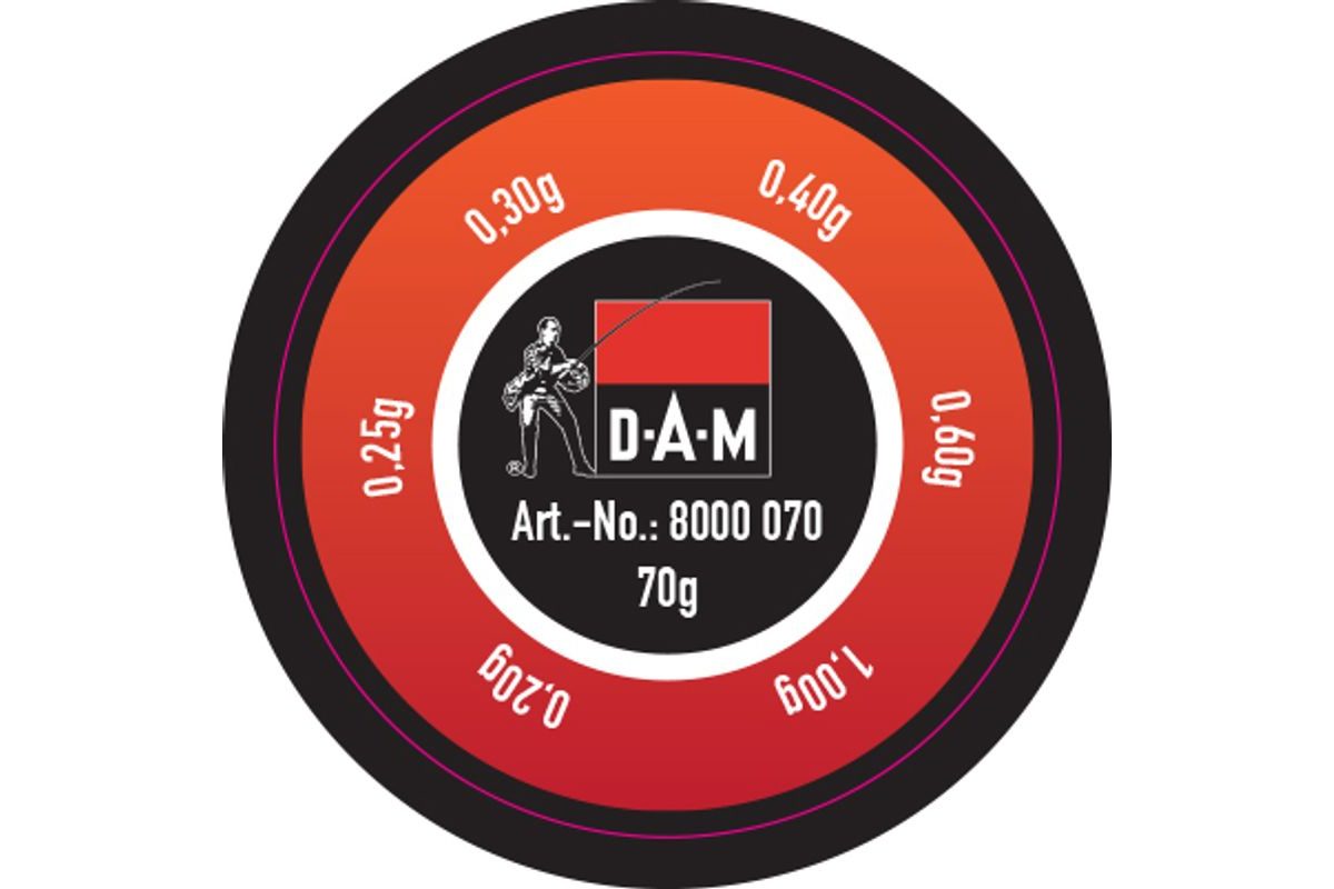 DAM Broky Split Shot Dispenser Lead 70g