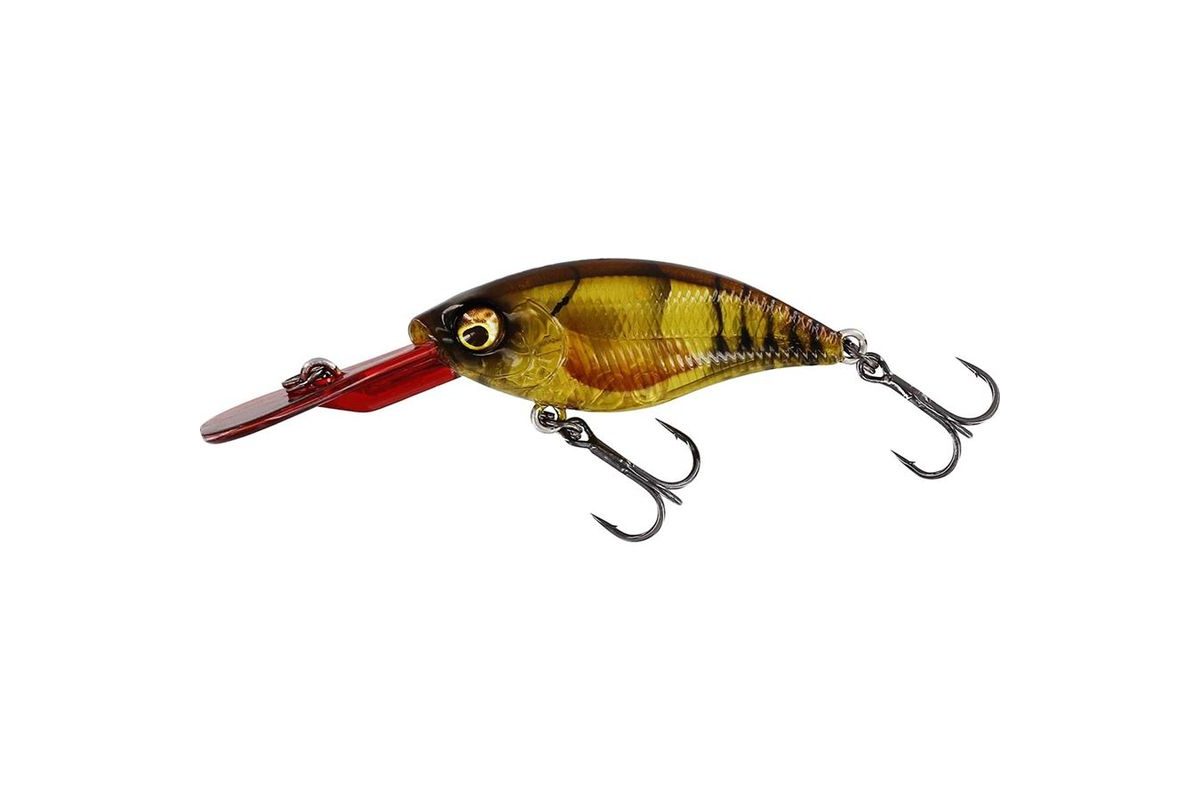 Westin Wobler BuzzBite Crankbait Suspending Clear Brown Craw 