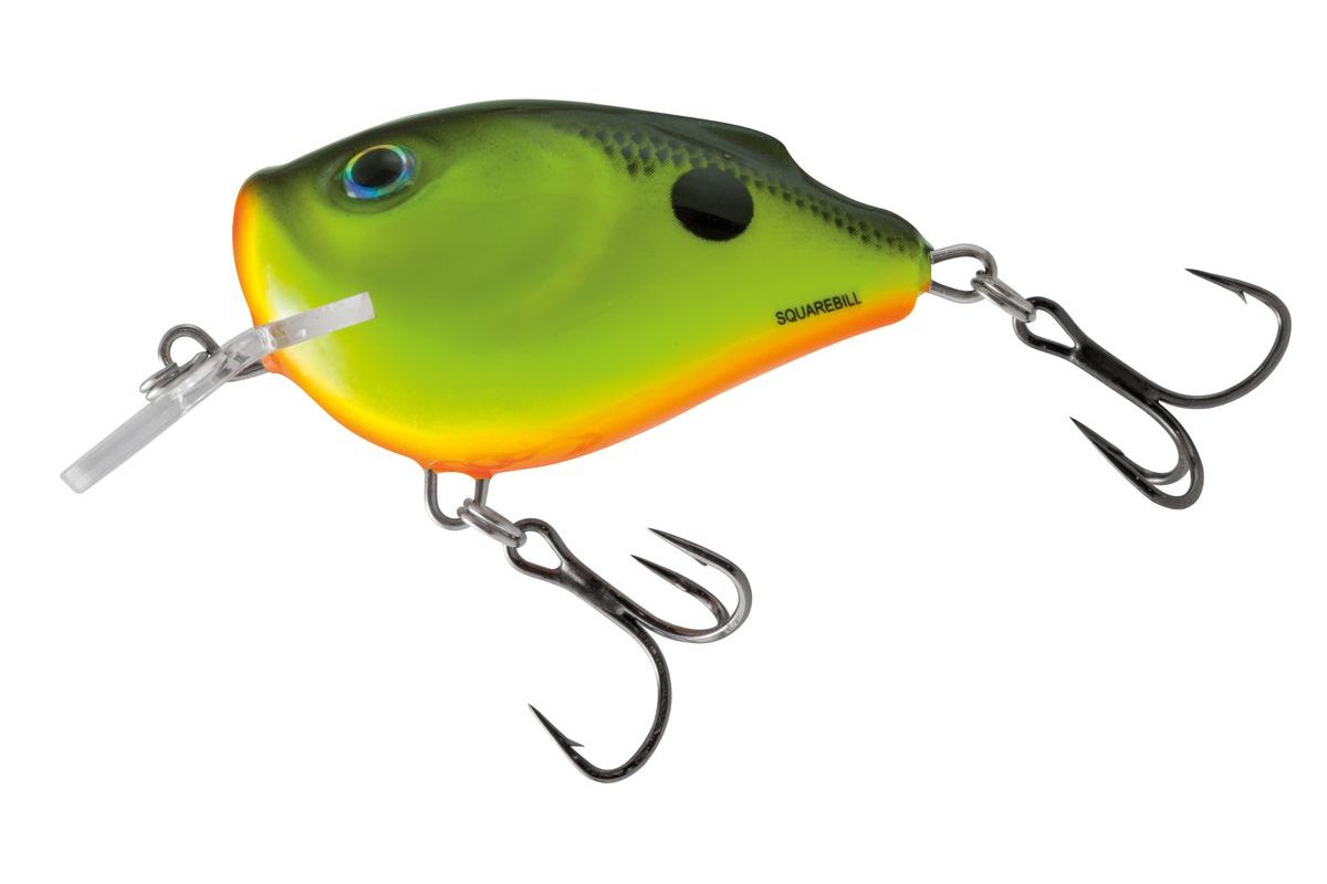 Salmo Wobler SquareBill Floating Chartreuse Shad