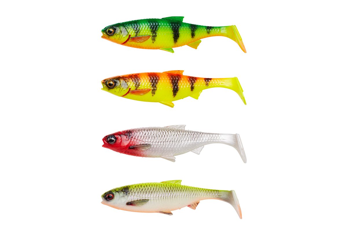 Savage Gear Gumová nástraha 3D River Roach Dark Water Mix 4 ks