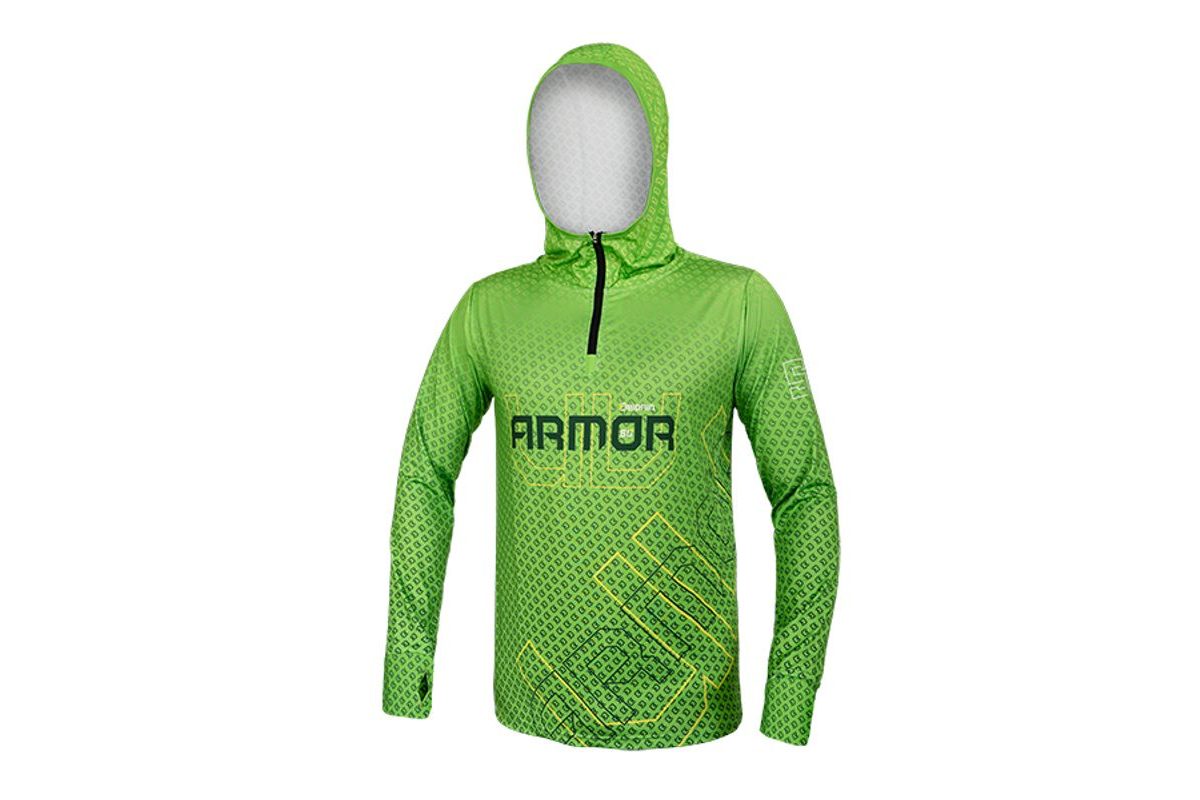 Delphin Tričko s kapucí UV Armor Neon 50+