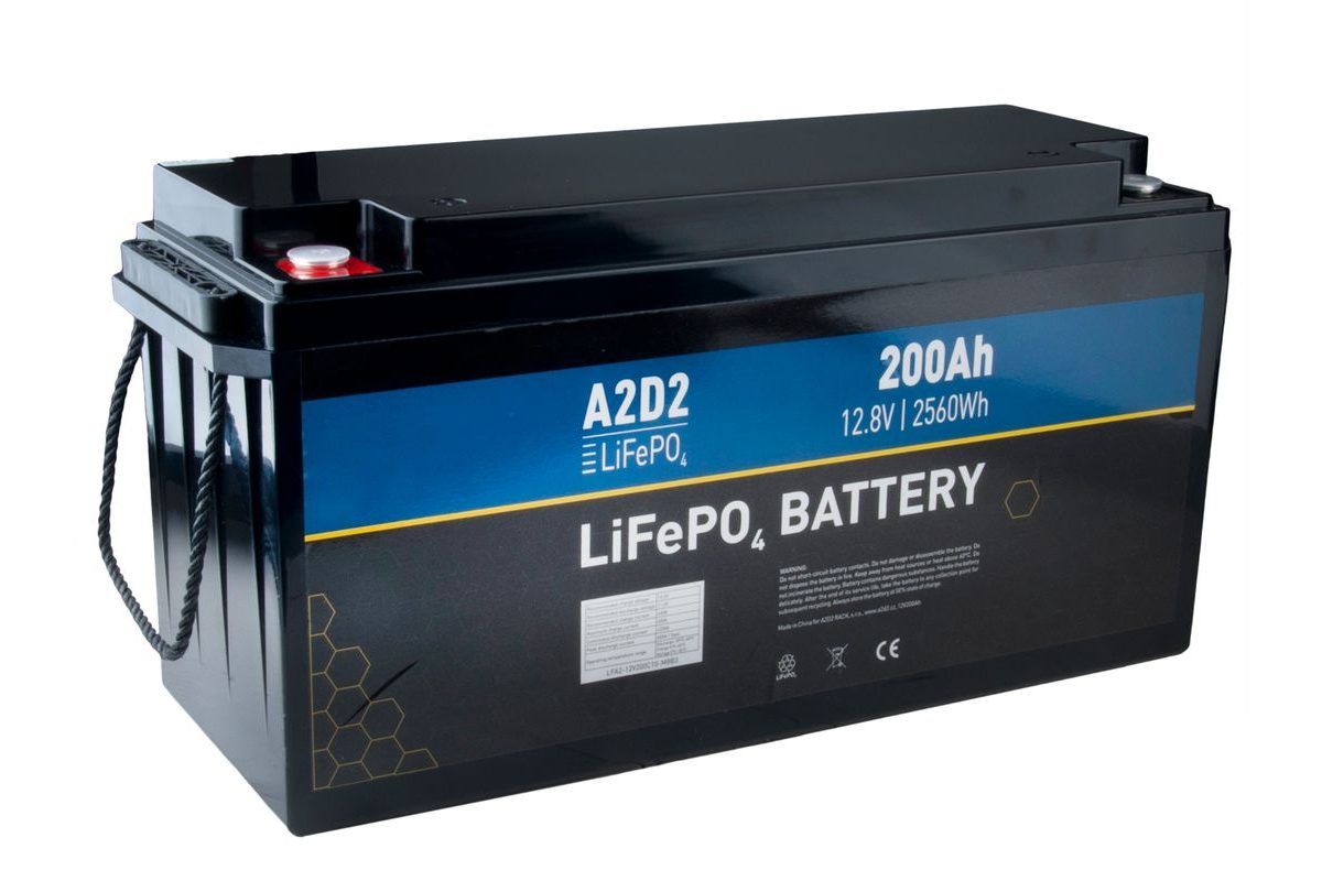 A2D2 Baterie LiFePO4 12,8V 200Ah M8 Gotion cells
