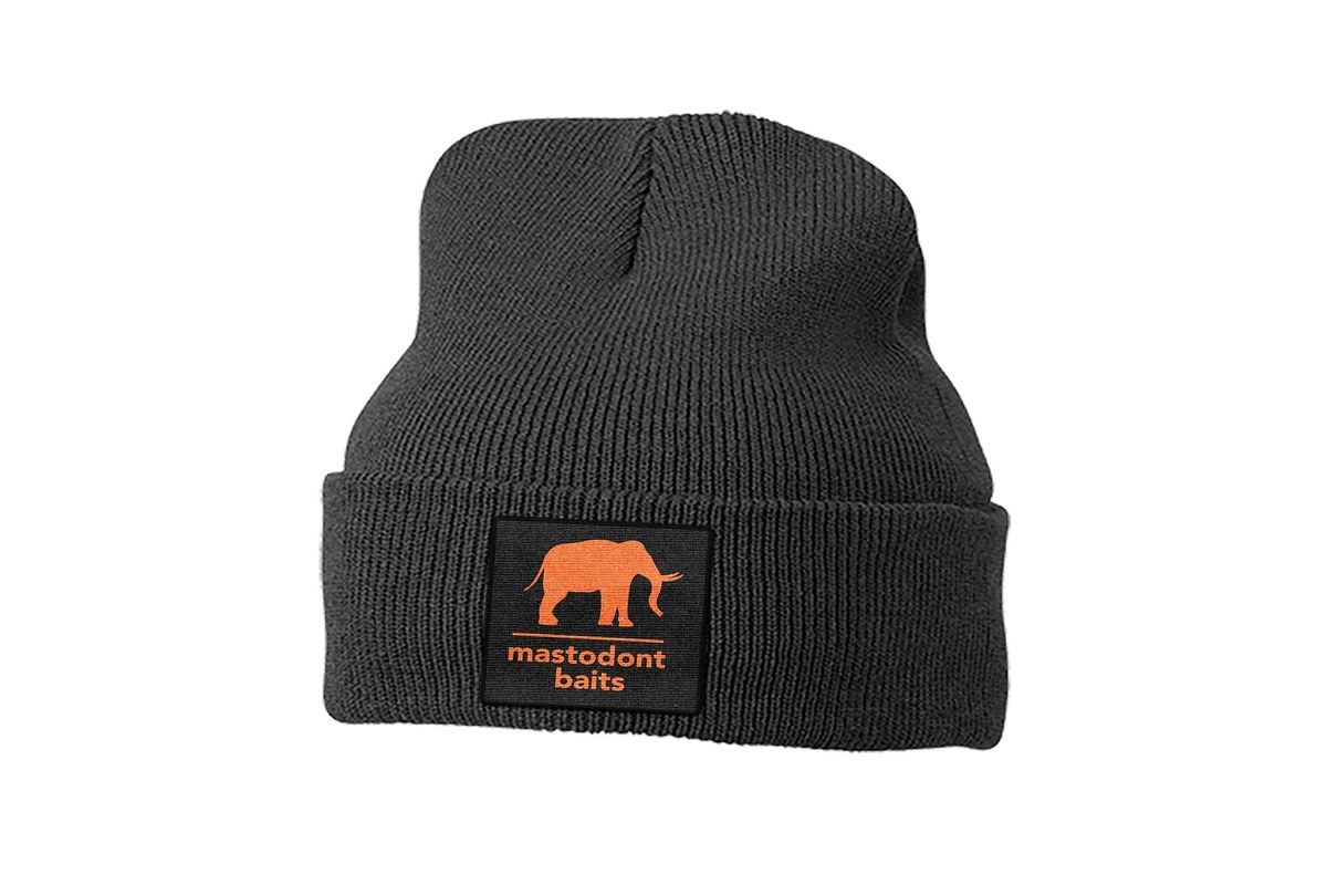 Mastodont Baits Zimní čepice pletená černá