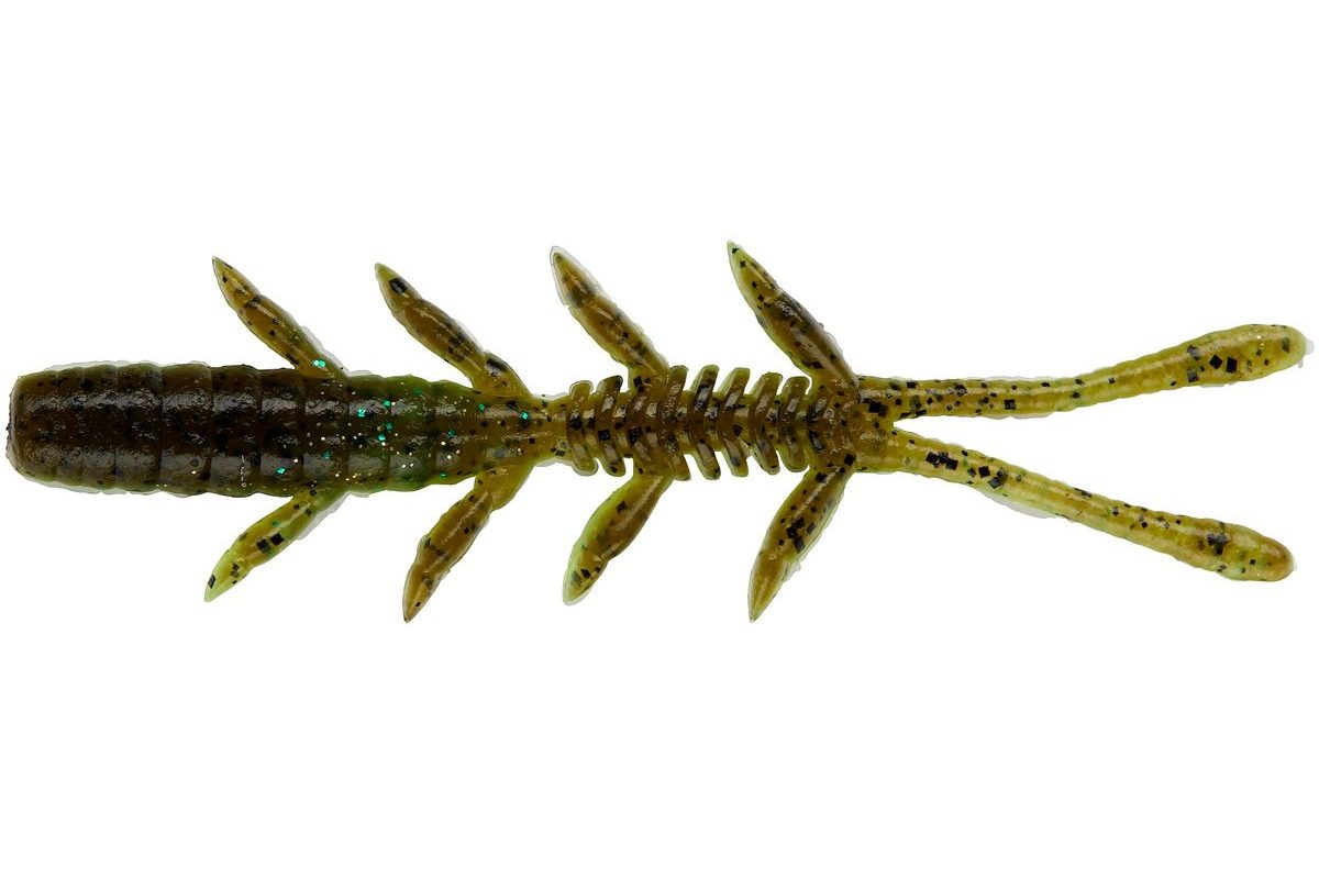 Illex Gumová nástraha Nymfa Scissor Comb Green Pumpkin Pepper