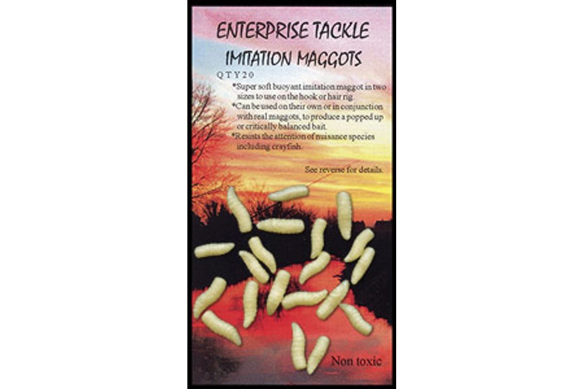Enterprise Tackle Imitace moučný červ bílá 20ks