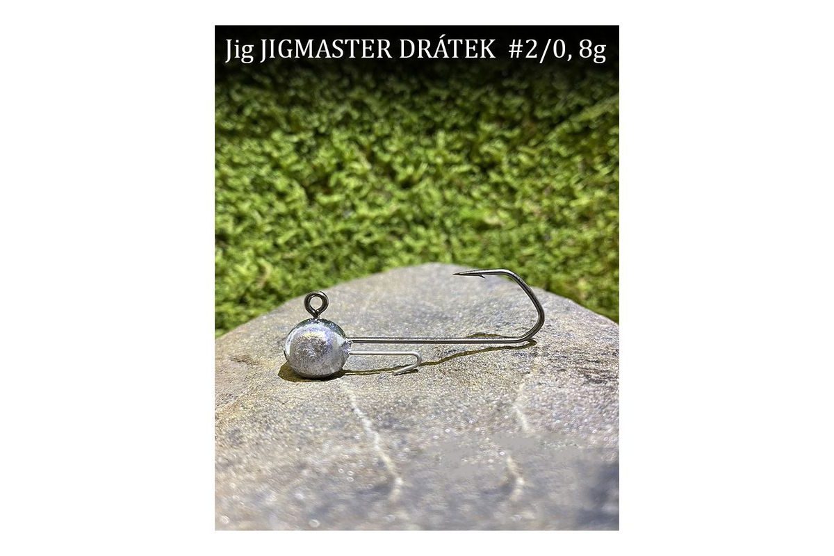 Jigovky Jigové hlavičky Jigmaster Drôtik veľ.2/0 5ks