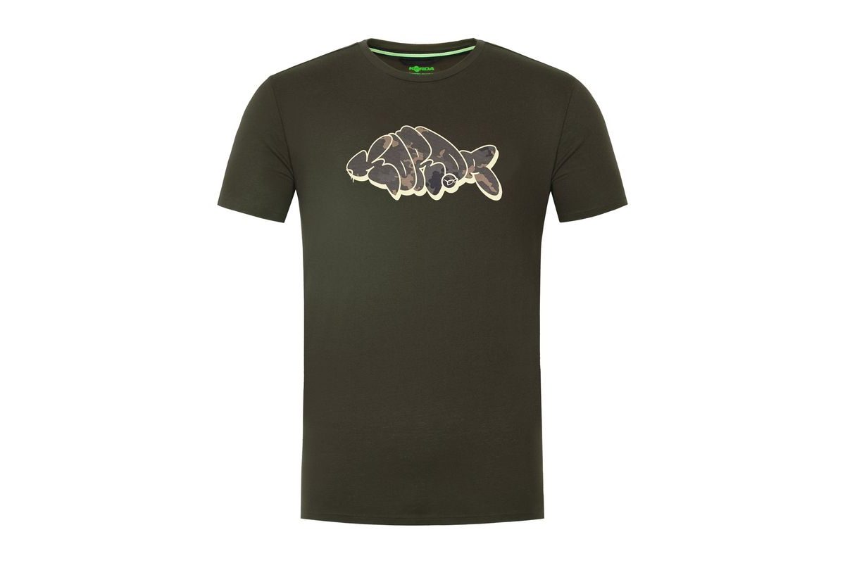 Korda Triko Outline Tee Dark Olive
