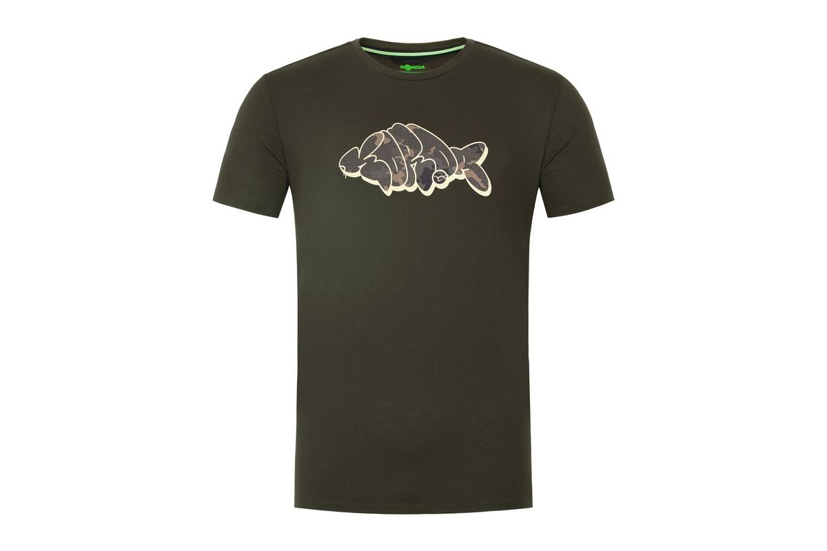 Korda Triko Outline Tee Dark Olive