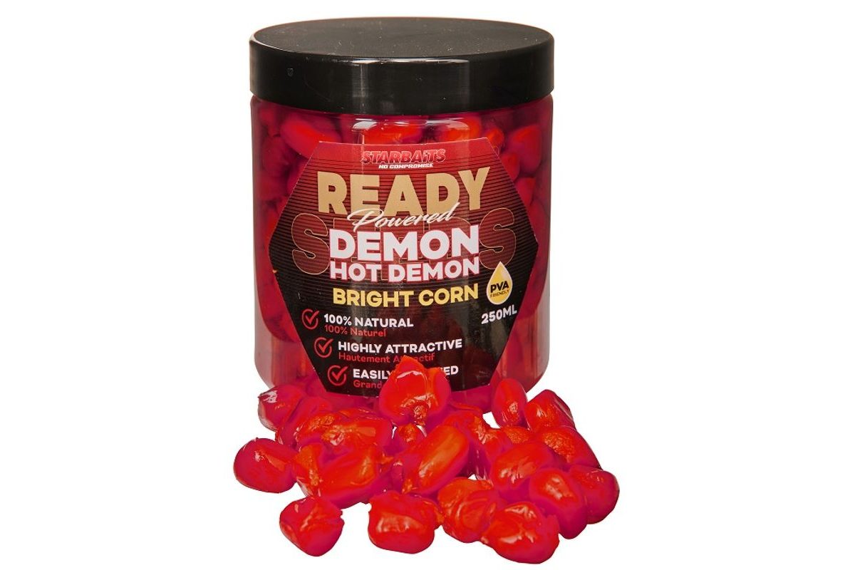 Starbaits Partikl Ready Seeds Hot Demon Bright Corn 250ml