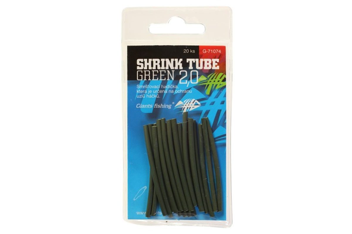 Giants Fishing Smršťovací hadičky zelené Shrink Tube Green 20ks