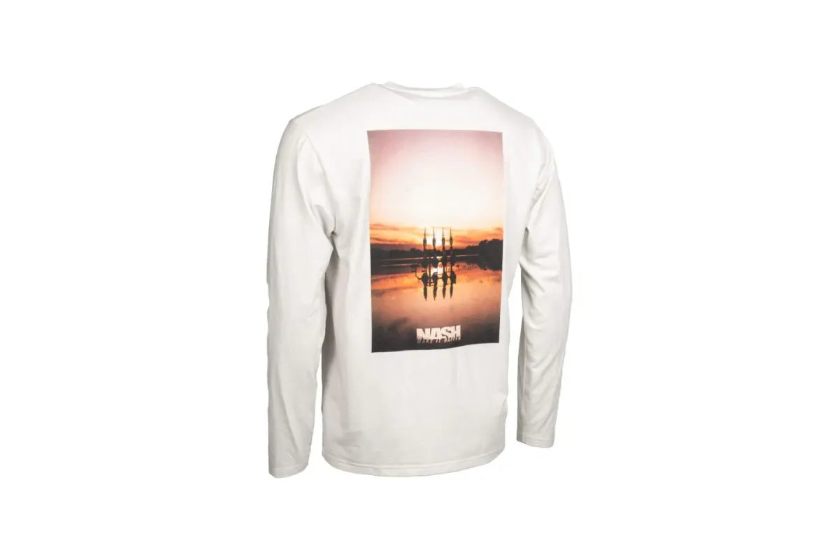 Nash Triko Make It Happen Sunset Long Sleeve T Shirt Ecru
