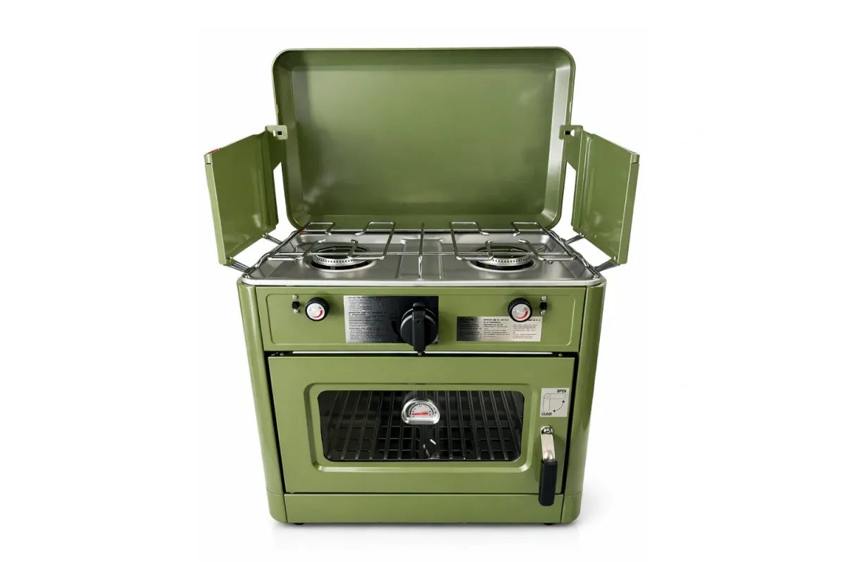 Boatman Plynová outdoorová trouba a dvouplotýnkový vařič 2v1