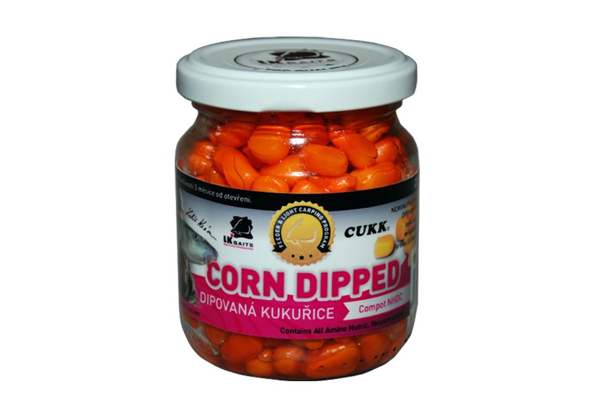 LK Baits Dipovaná kukuřice 220ml