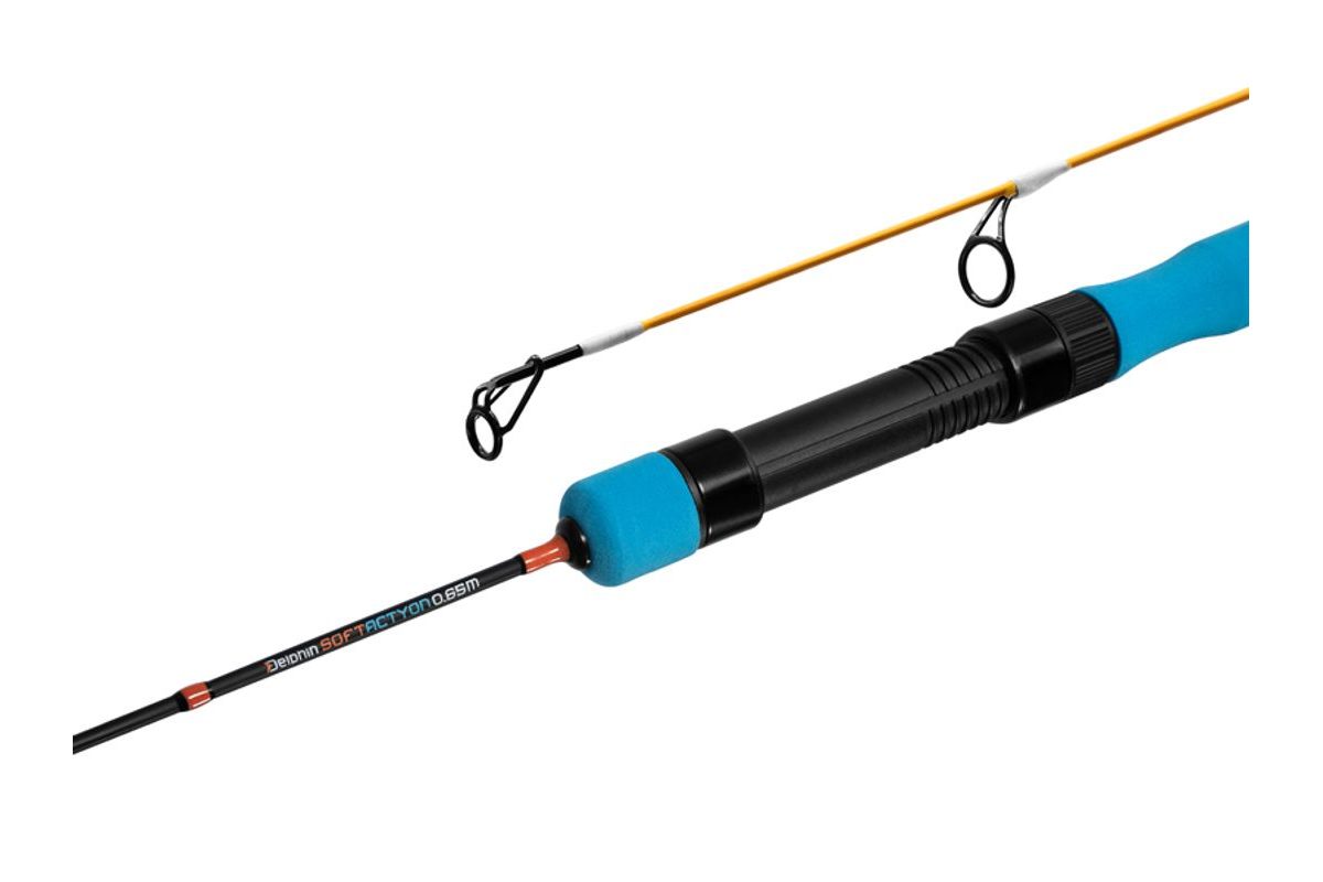 Delphin Prut na dírky SoftActyon Ice 65cm