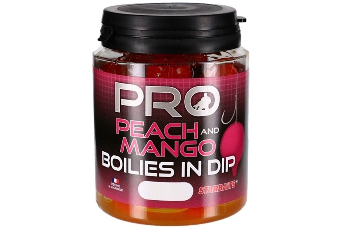 Starbaits Boilies v dipu Pro Peach Mango 150g