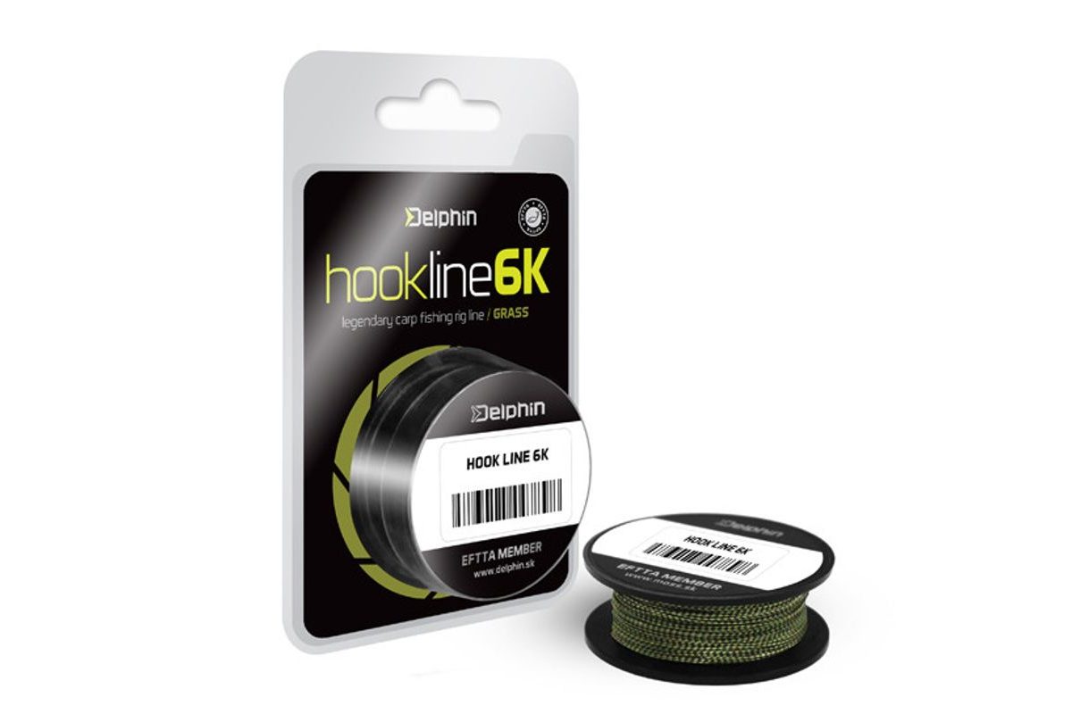 Delphin Šňůra HOOKLINE 6K Grass 20m