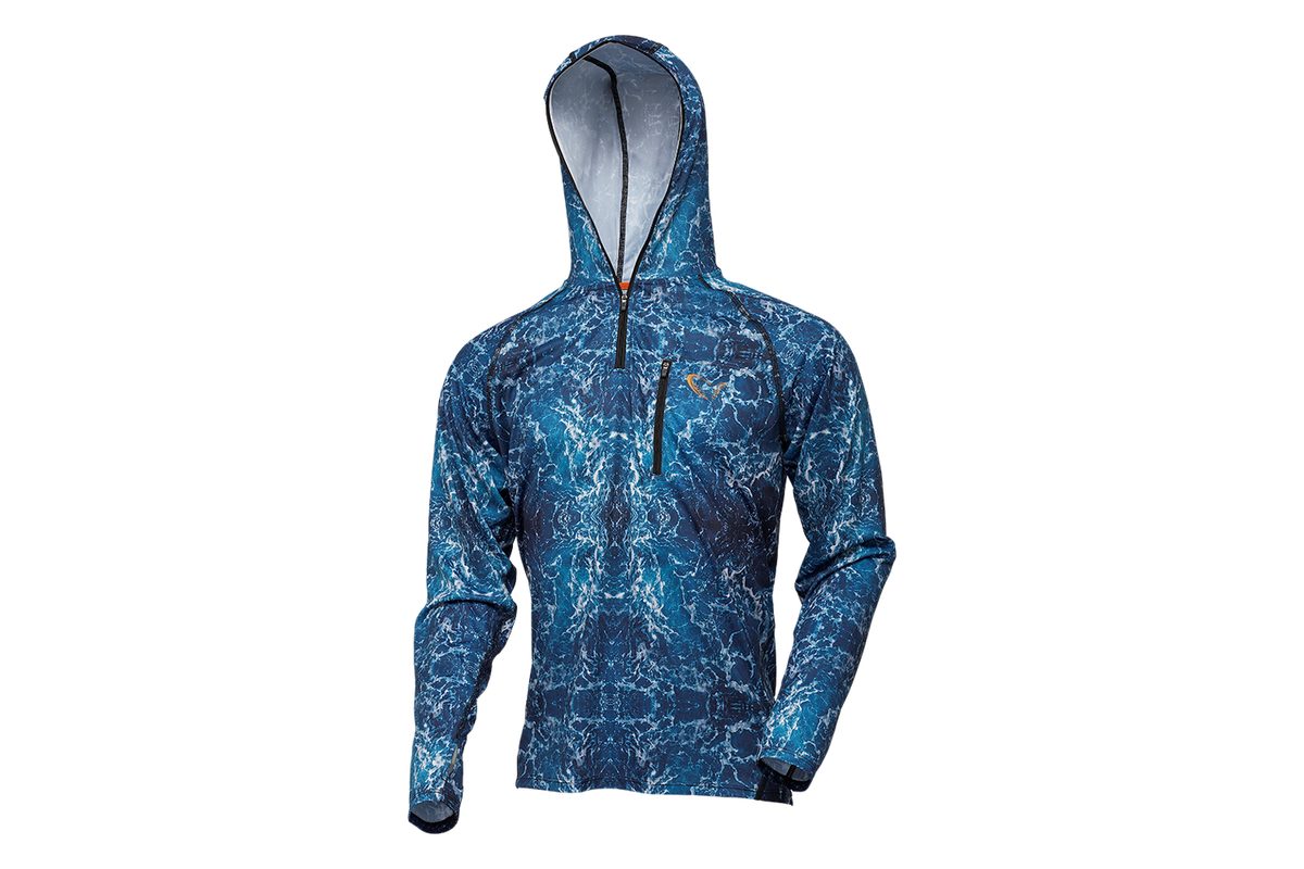 Savage Gear Mikina Salt UV Hoodie Sea Blue