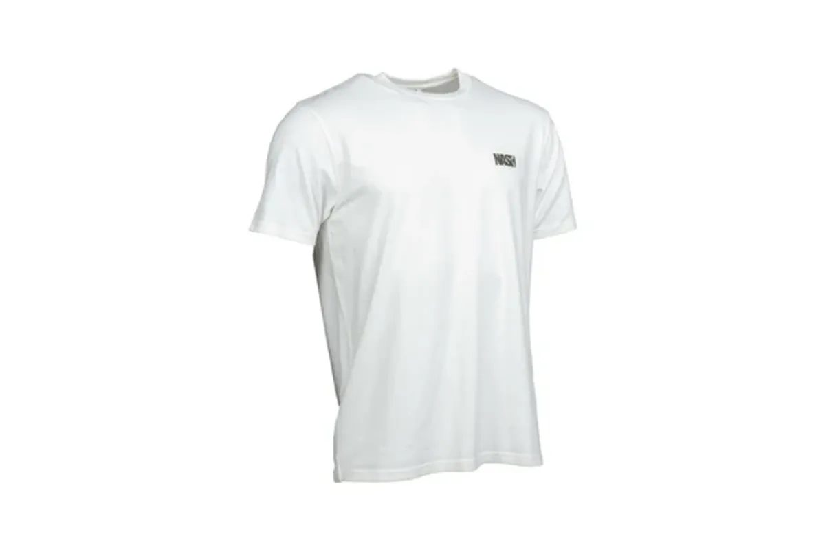 Nash Triko Make It Happen Carp Logo T Shirt Ecru