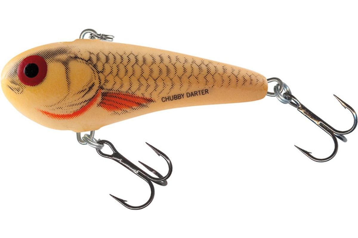 Salmo Wobler Chubby Darter Sinking Glow Red