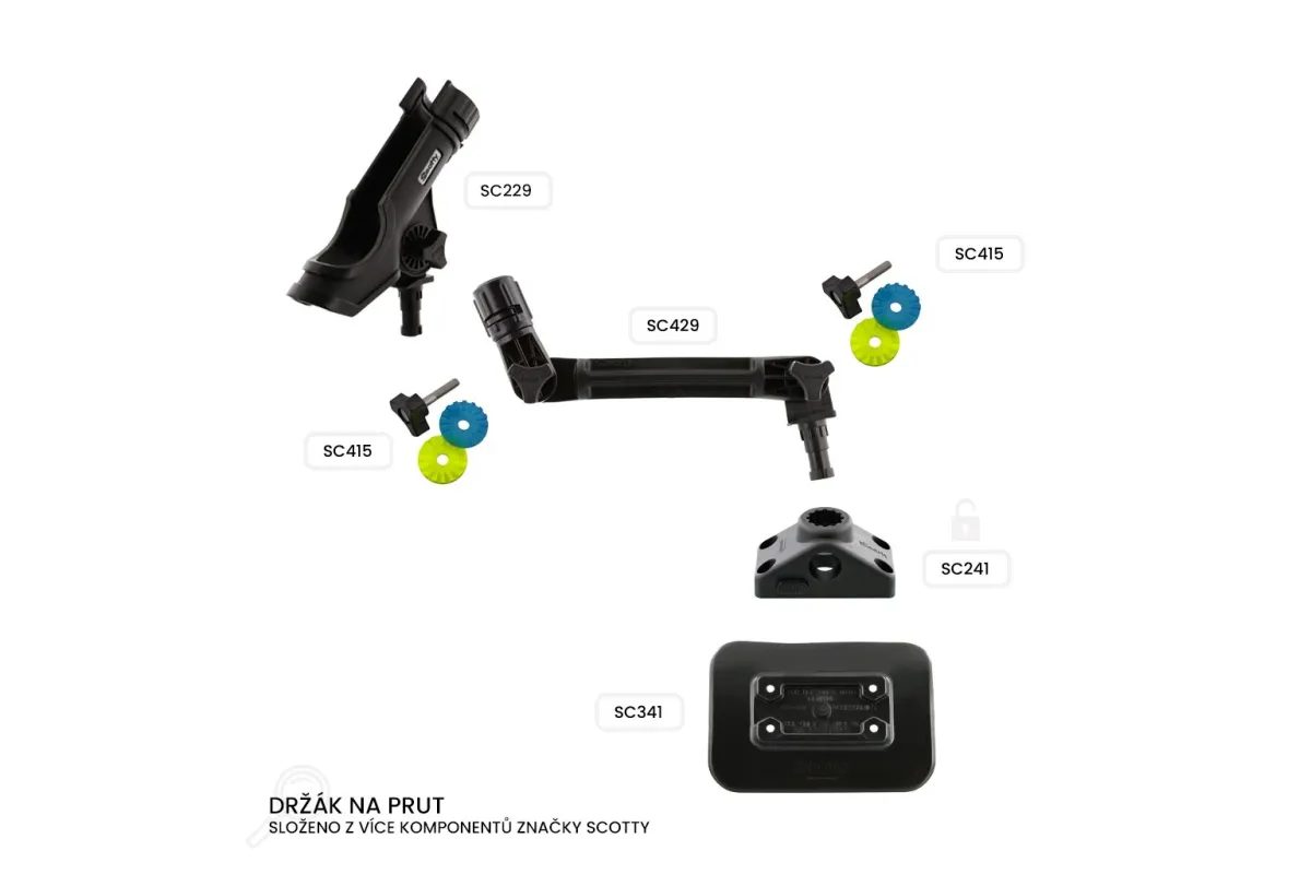 Scotty Držák na prut