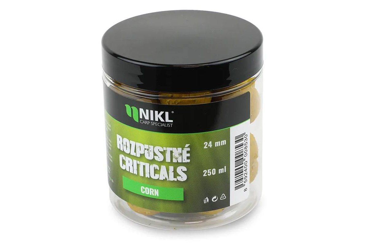 Nikl Rozpustné Criticals boilie Kukurica 250ml