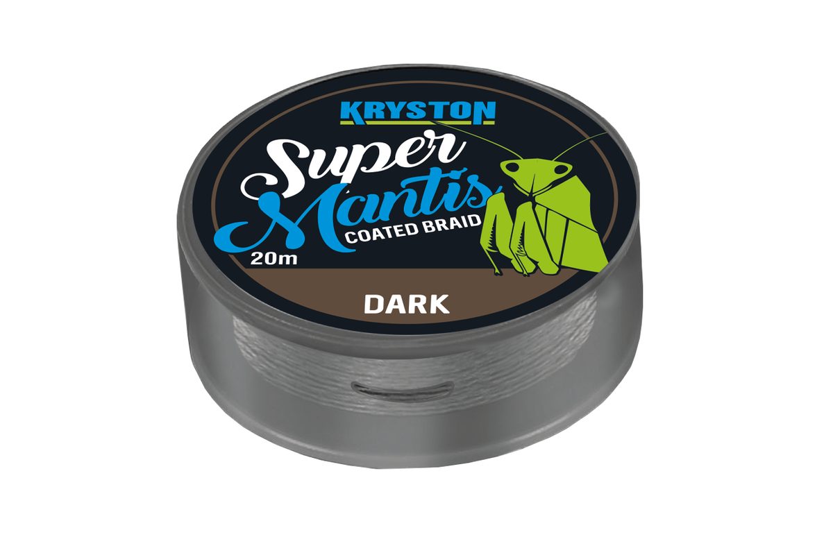 Kryston Potahovaná šňůrka Super Mantis Dark 35lb 20m