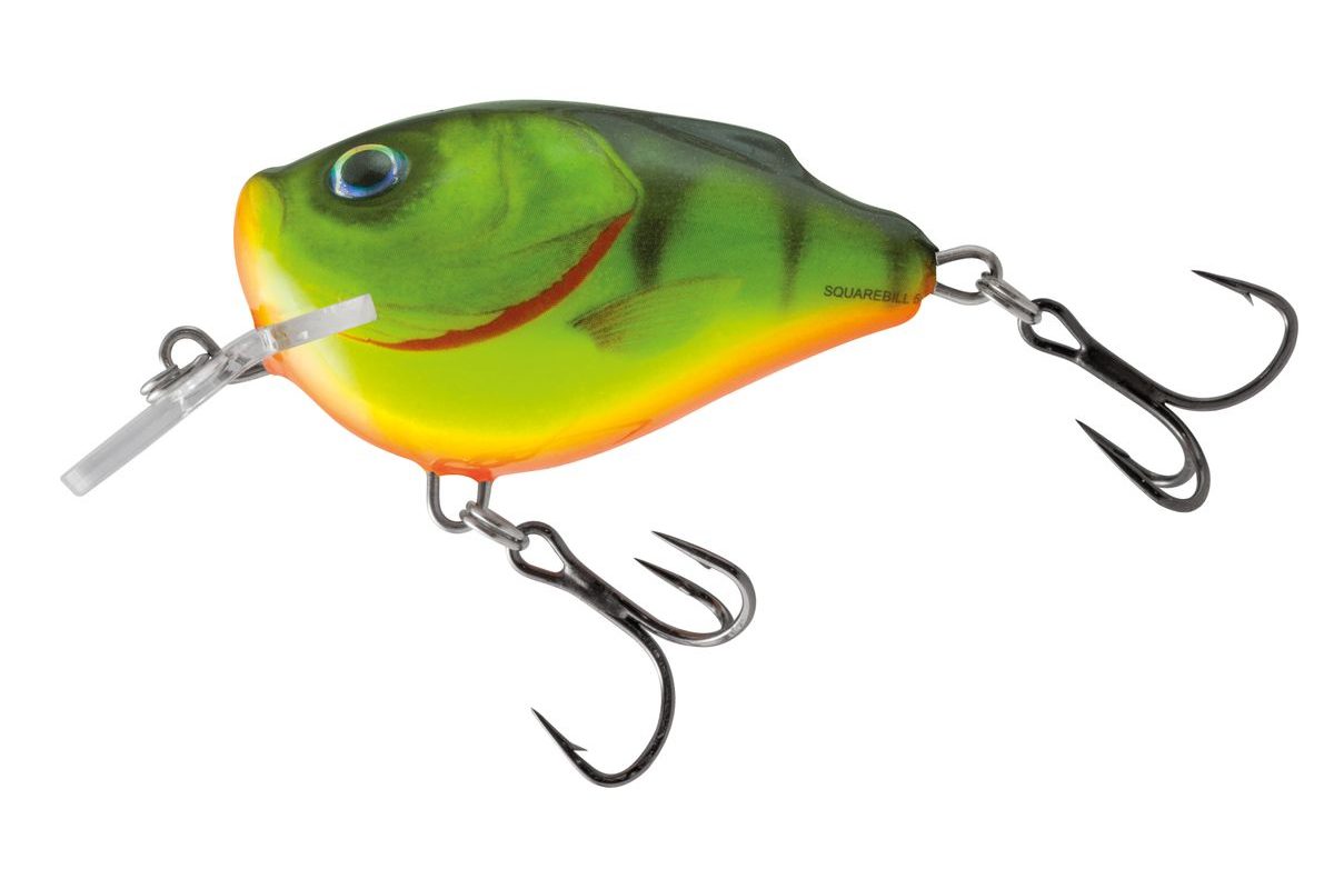 Salmo Wobler SquareBill Floating Hot Perch