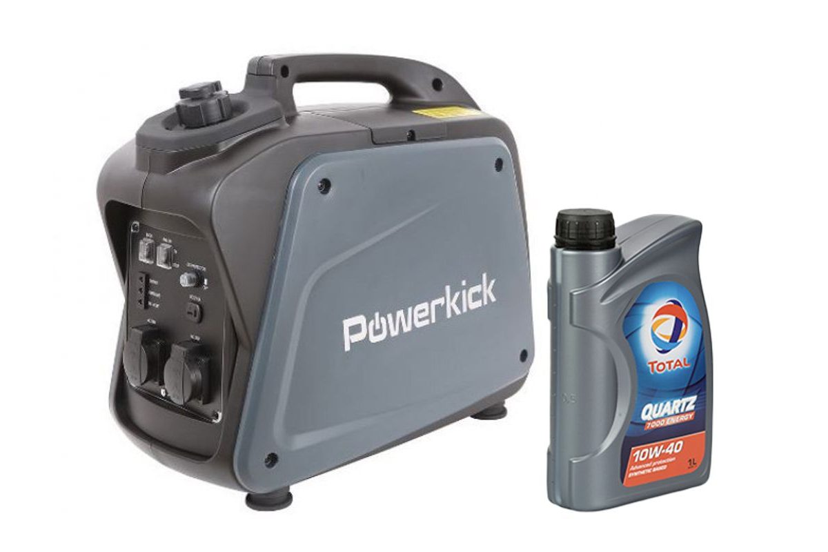 Powerkick Elektrocentrála Generator 2000 + 1l oleje Zdarma!