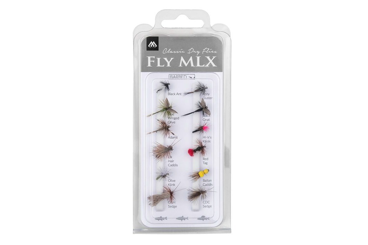 Mikado Sada suchých mušek Dry Flies Barbed 12ks