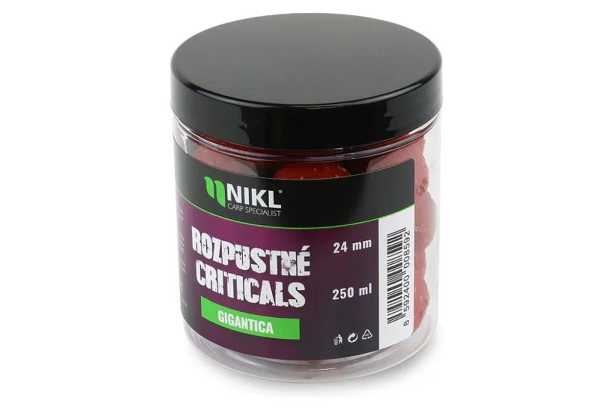 Nikl Rozpustné Criticals boilie Gigantica 250ml