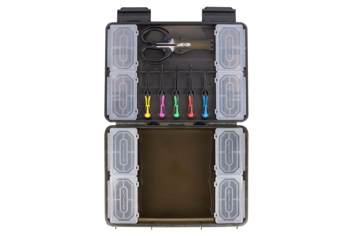 Korum Tackle Box Slim Blox Loaded