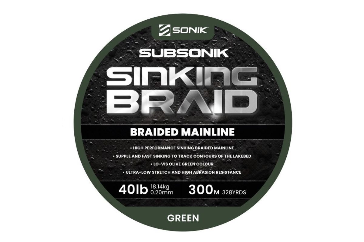 Sonik Šnúra Subsonik Sinking Braid 0,20mm 40lb 300m