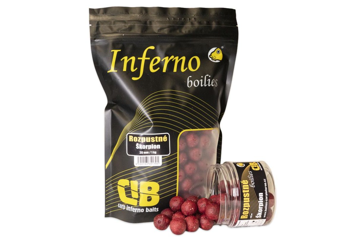 Carp Inferno Rozpustné Boilies Hot Line Škorpion