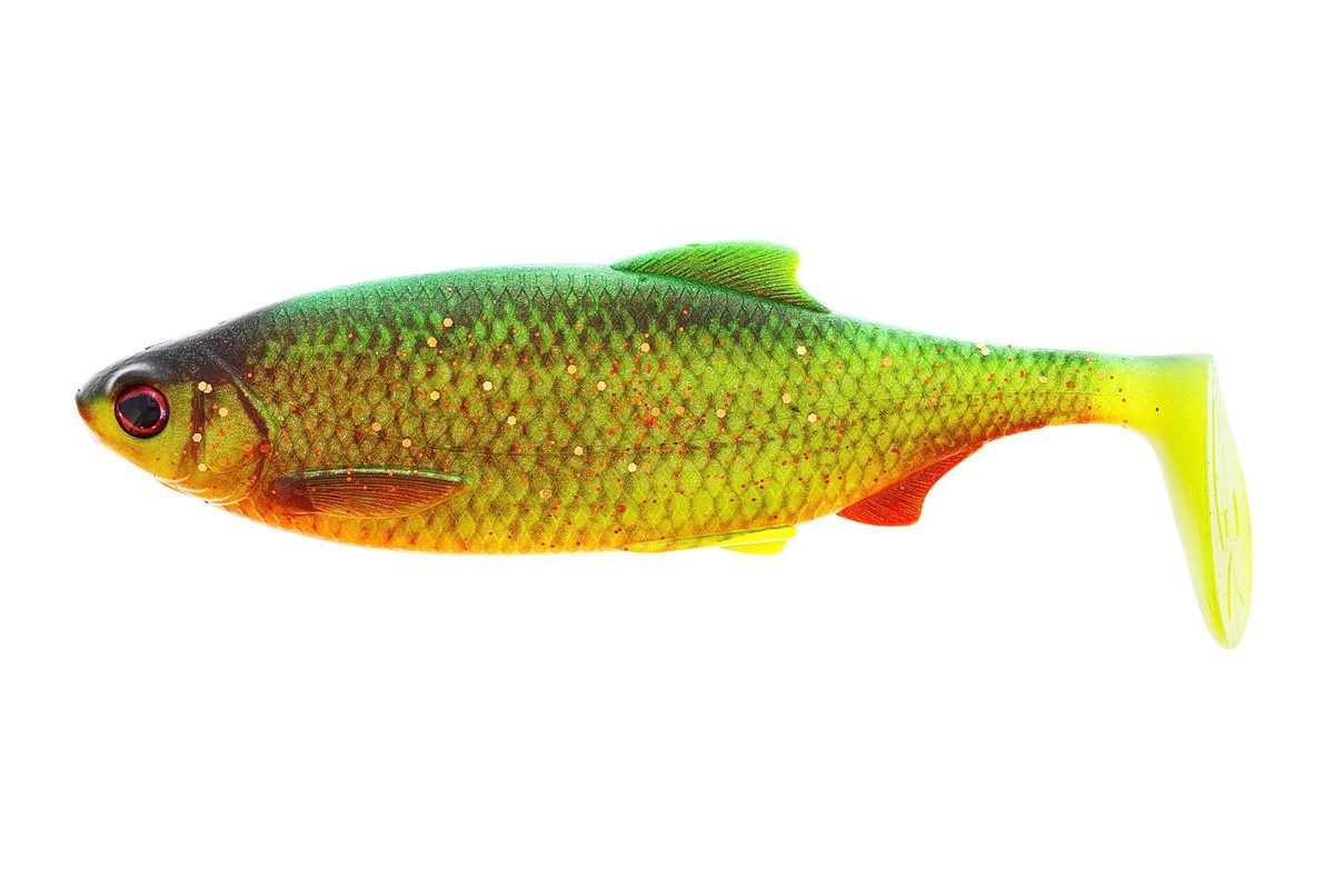 Westin Gumová nástraha Ricky the Roach Shadtail Firetiger Rudd