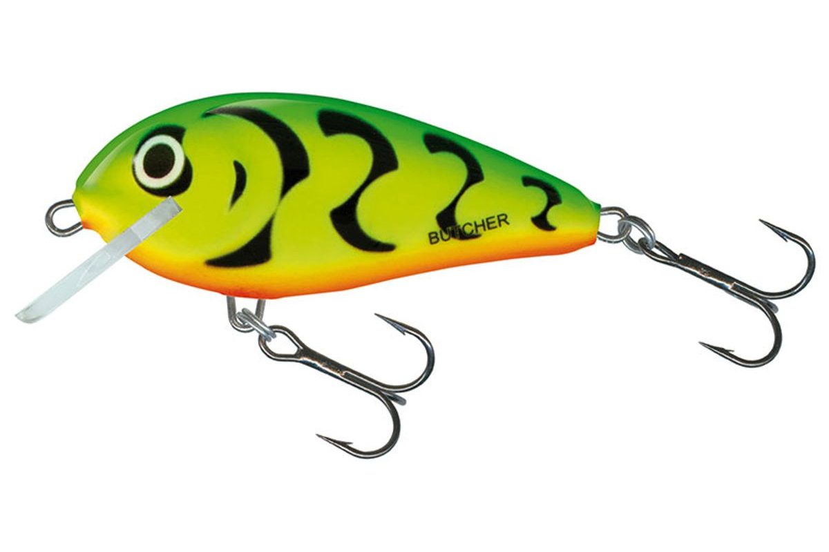 Salmo Wobler Butcher Floating Green Tiger