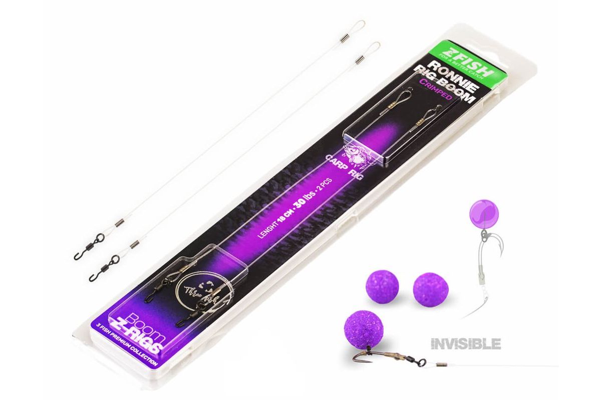 Zfish Krimpovaný Nadväzec Ronnie Rig Boom 18cm 30lbs