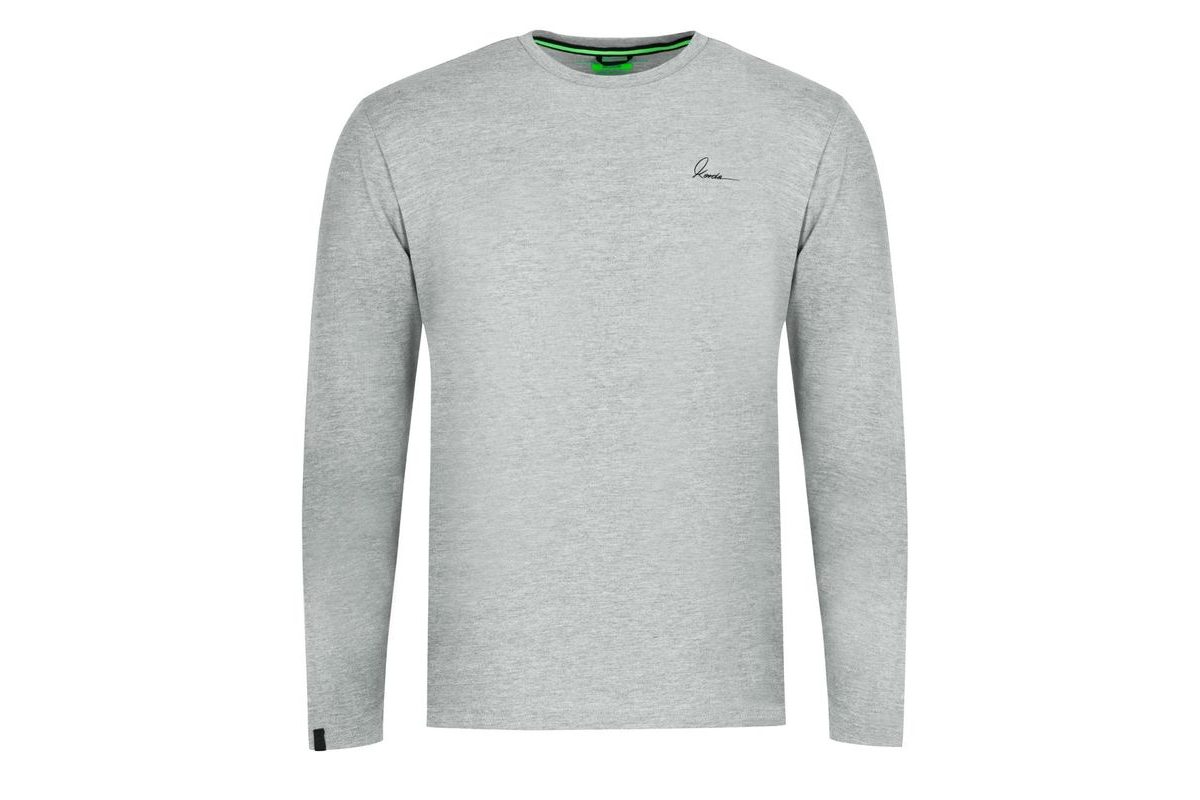Korda Tričko Minimal Tee LS Heather Grey