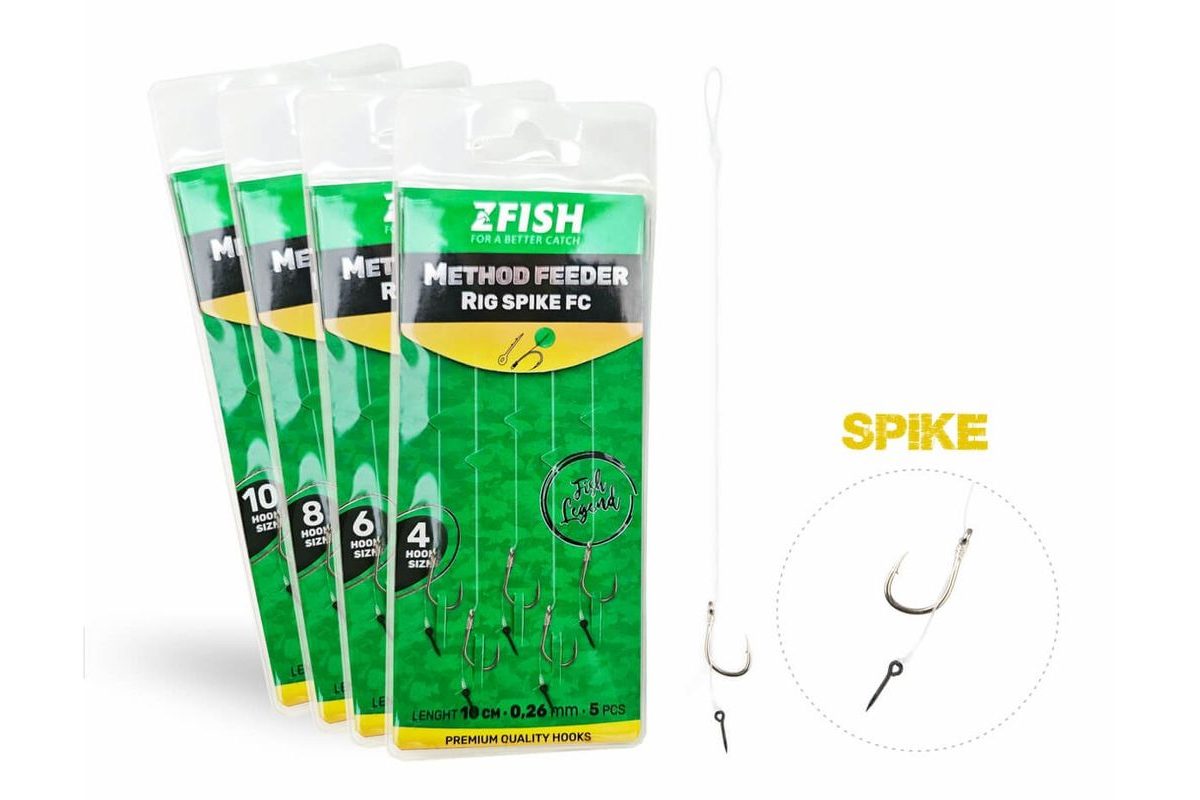 Zfish Návazec Method Feeder Rig Spike FC 5ks