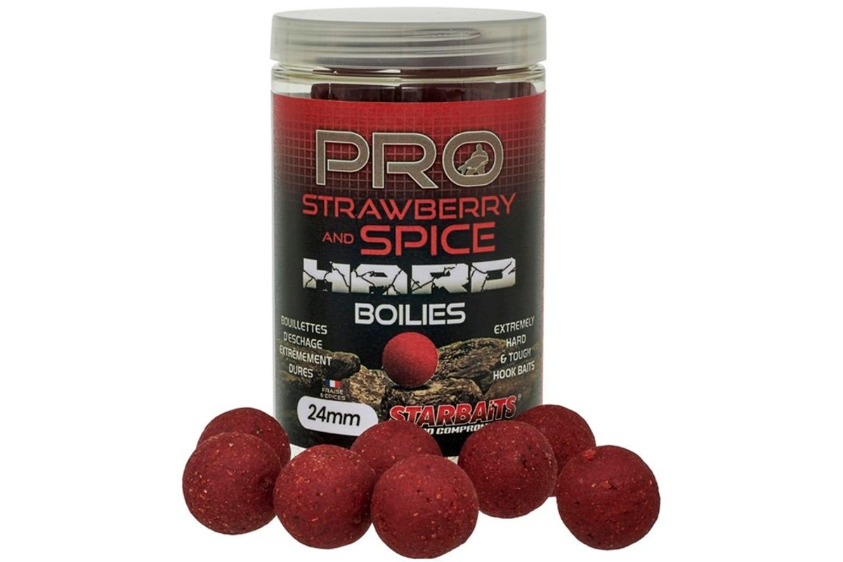 Starbaits Boilie Hard Pro Strawberry Spice 200g
