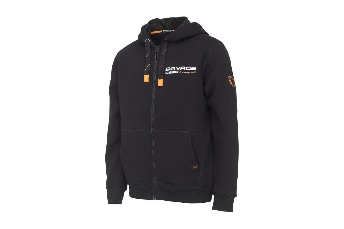 Savage Gear Urban Zip Hoodie Black INK