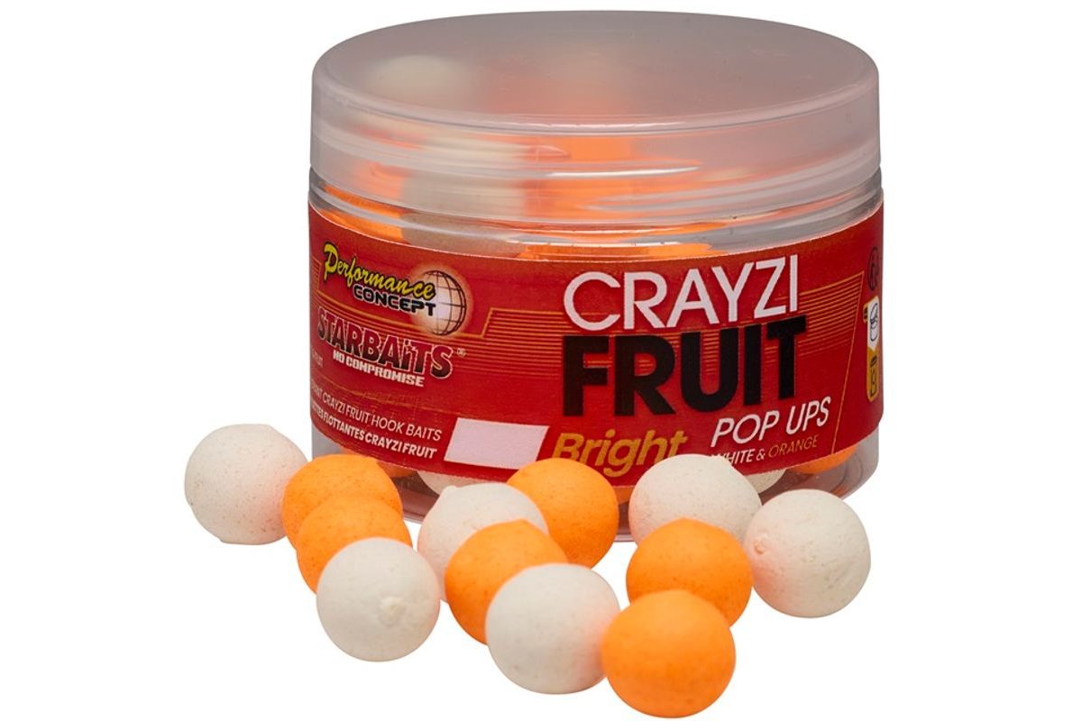 Starbaits Plovoucí boilies Pop Up Bright Crayzi Fruit 50g