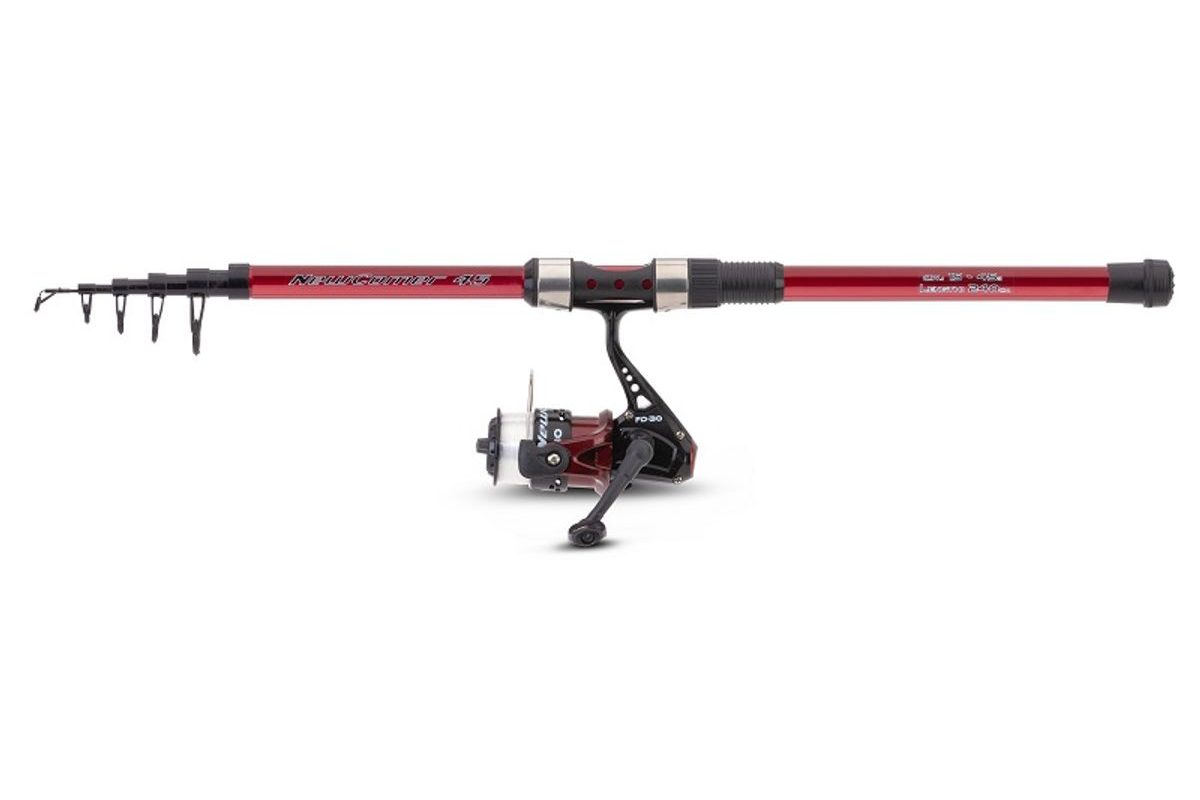 Saenger Prut Newcomer II Tele 2,4m 15-45g + Naviják 30 FD + Vlasec 0,28mm