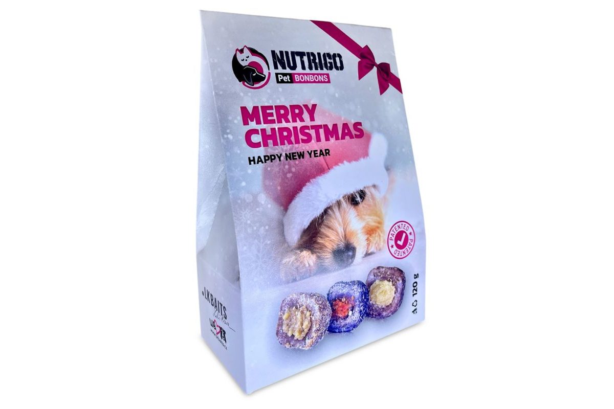 LK Baits Pet Pamlsky Nutrigo Bonbons Bag Mini Štavnaté pamlsky Vánoce