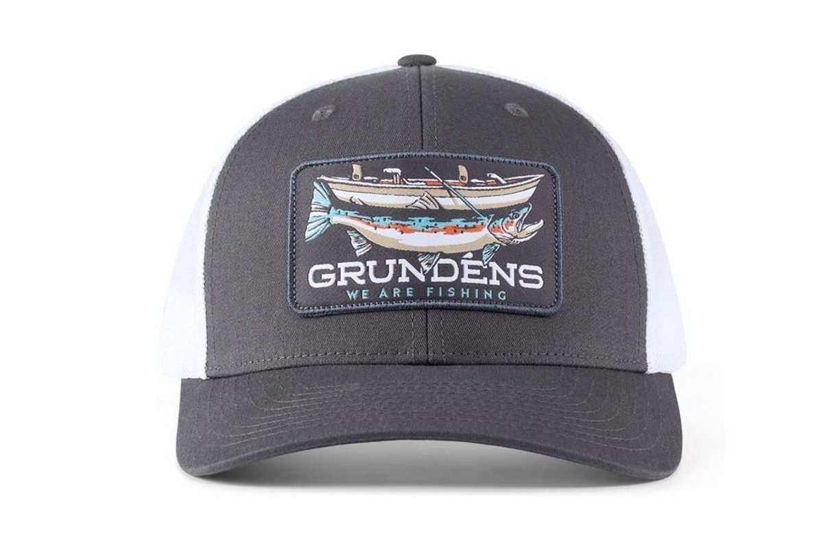 Grundéns Kšiltovka Drift Boat Trucker Charcoal/White O/S