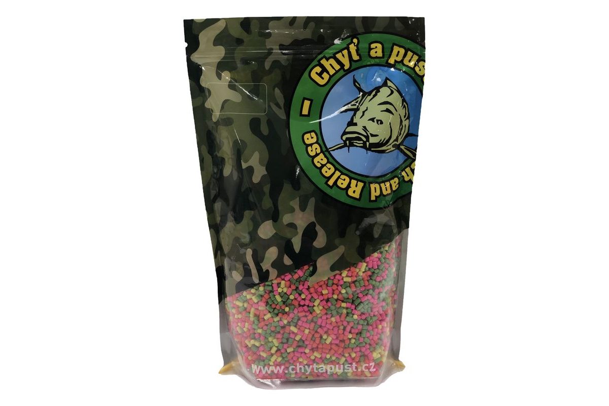 Chyť a pusť Pelety Fluo Mini signal PVA Mix 3mm 900g