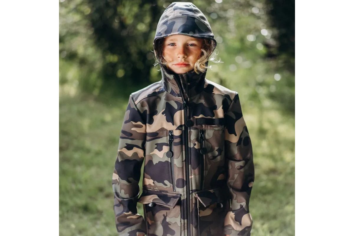 Šijeme srdcem Bunda Softshell V kapse celý revír