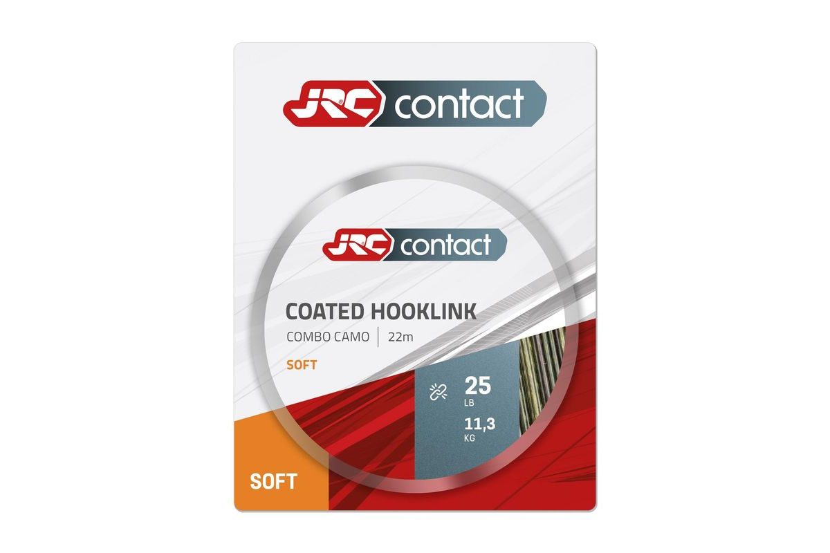 JRC Nadväzcová šnúra Soft Coated Hooklink Combo Camo 22m